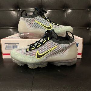 Nike Air VaporMax 2021 Flyknit Next Nature GS ‘Volt Photo Blue’